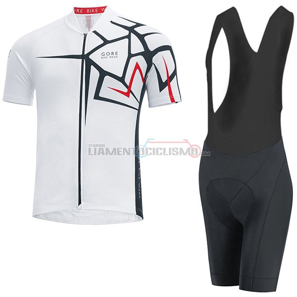 Abbigliamento Ciclismo Gore Bike Wear Power Adrenaline 2017 bianco